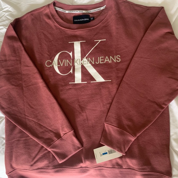 Calvin Klein’s Men Monogram Logo Crewneck Sweatshirt - Picture 1 of 1